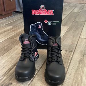 Brand New Brahma Black Boots Size 10.5